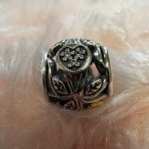 Pandora Two Toned Tree of Life Pandora Charm 791205CZ 14K & Sterling Silver